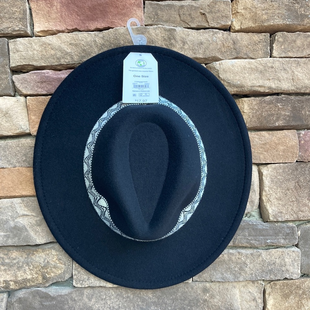 Black and White Time and True Pendleton Fedora - Picture 5 of 8